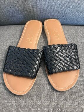 Beach by Matisse Pipeline Sandals in black leather Women’s size 10